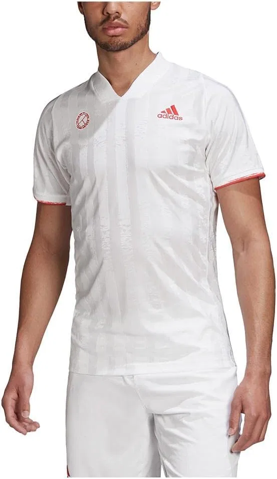 Футболка adidas Dynamo Home Youth Replica, цвет White/Scarlet — фото 4