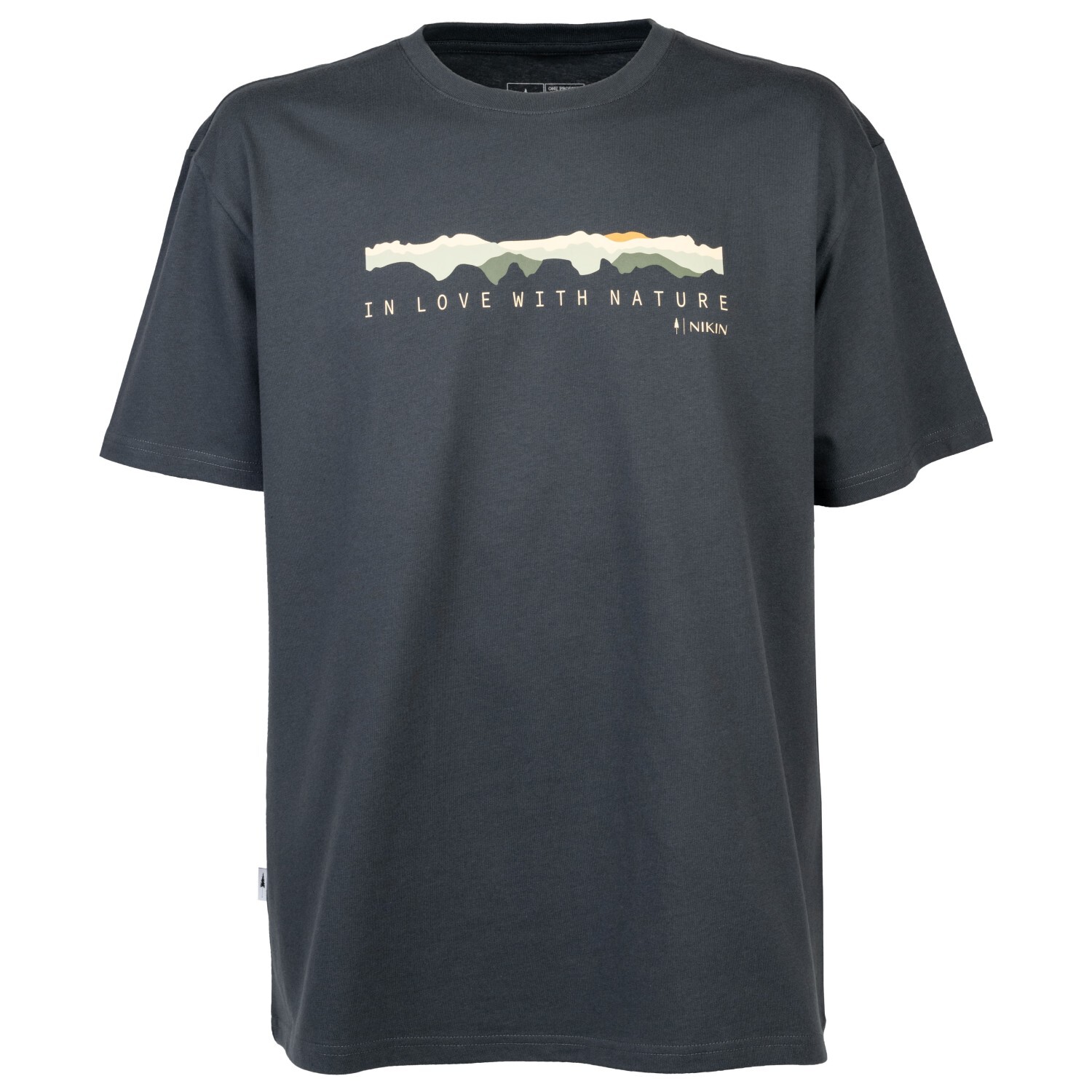 

Футболка Nikin Treeshirt Mountain Panorama, цвет Dark Anthracite