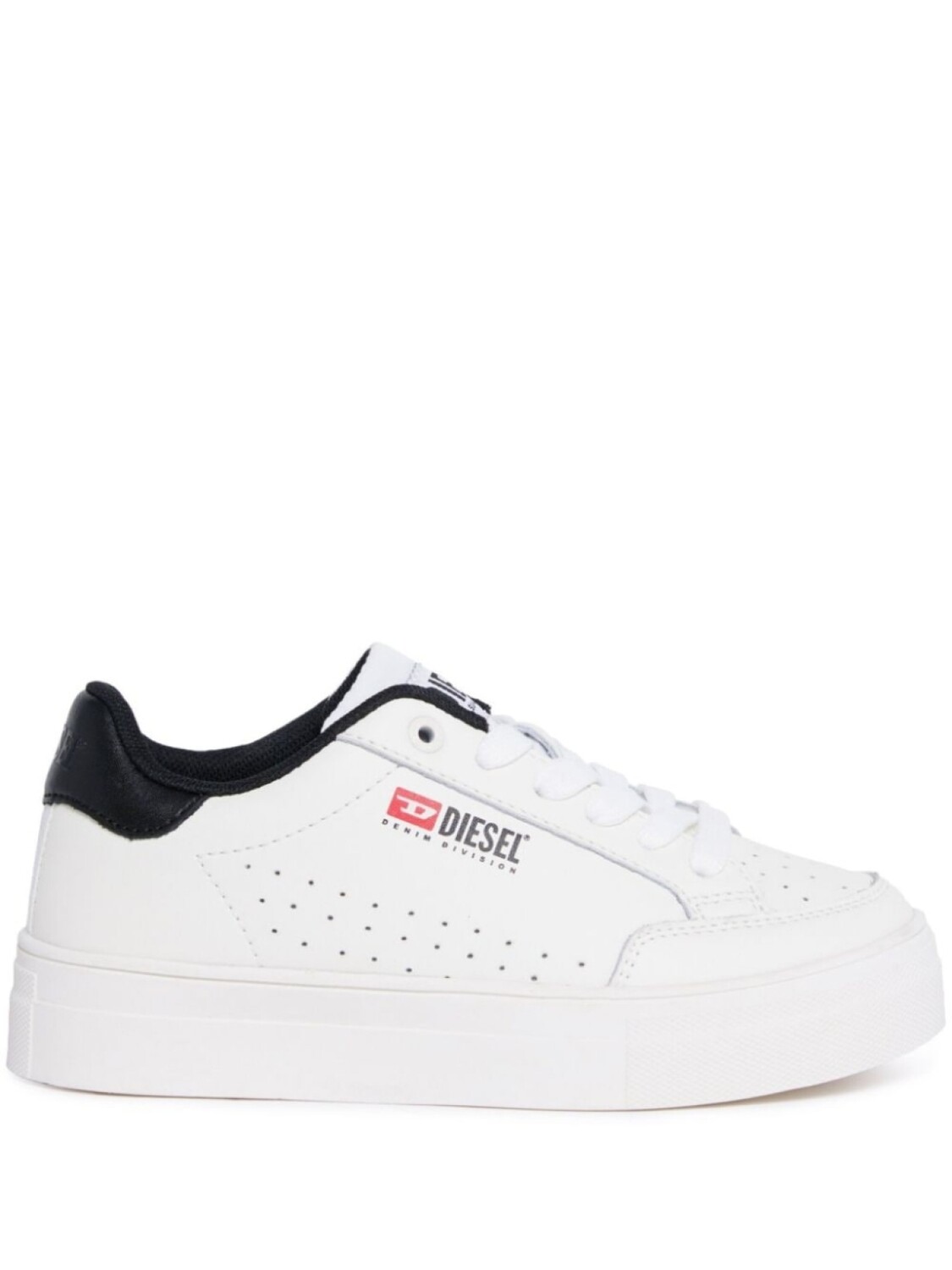 

Diesel Kids кроссовки с логотипом, белый