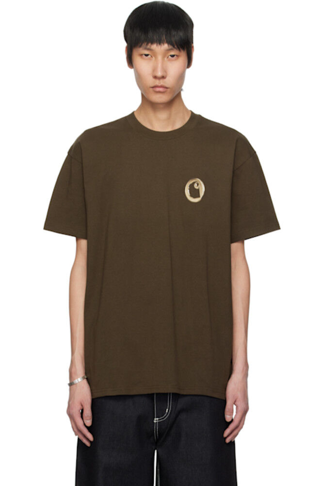 

Коричневая футболка с подвесками Linked Charms Carhartt Work In Progress