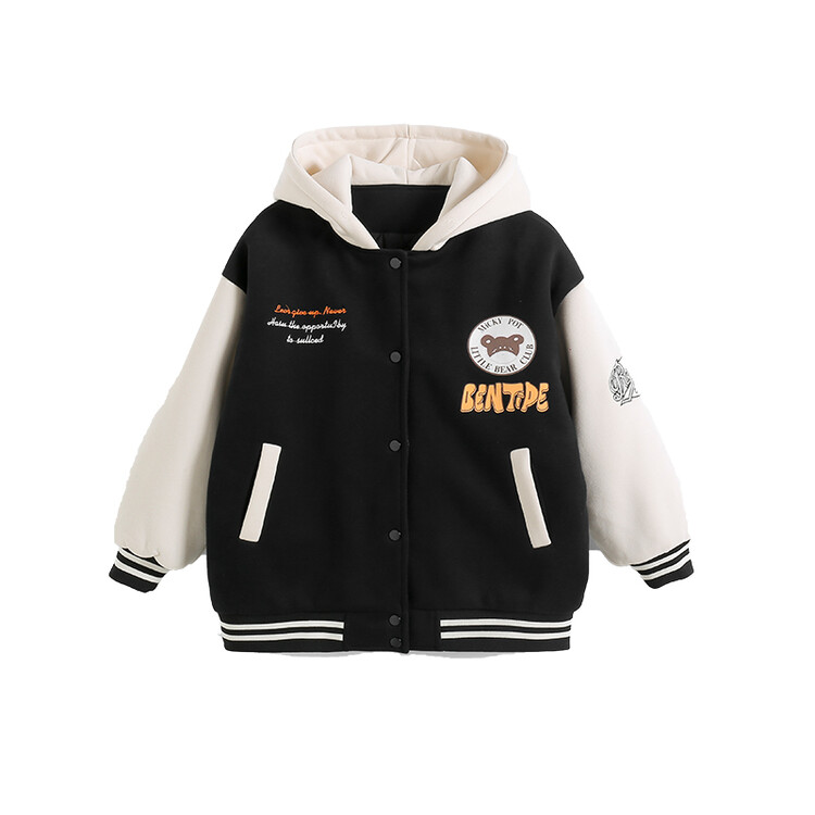 

Детская утепленная куртка с капюшоном PROTECTCAMEL, черный