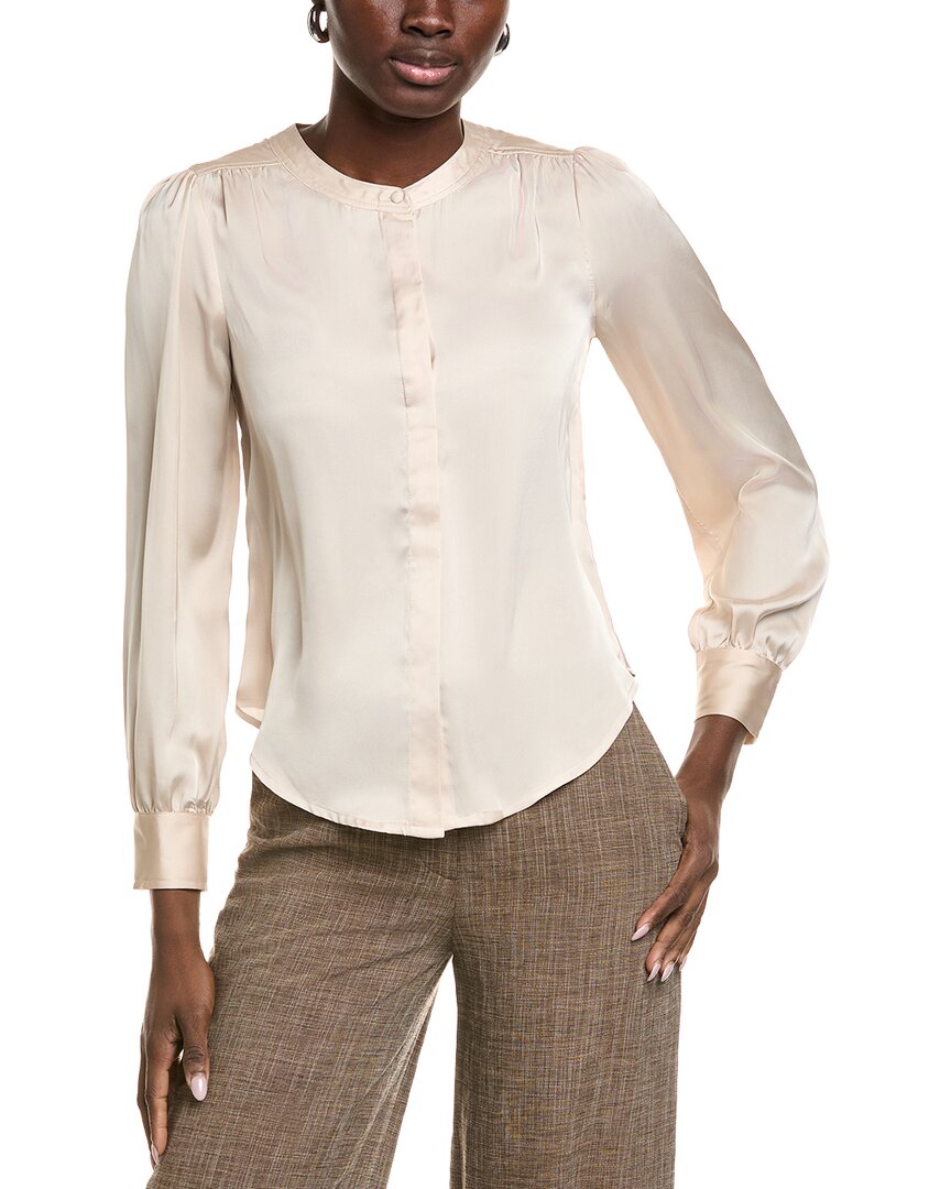 

Атласный топ Vince Camuto Vince Camuto, коричневый