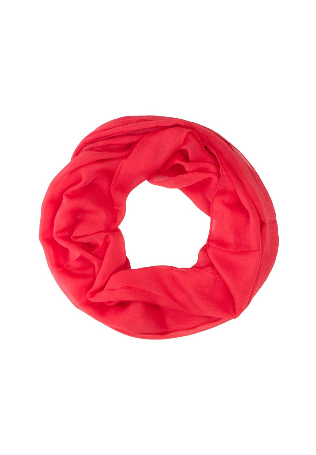 

Scarf Loop Uni Тонкий, легкий и мягкий однотонный женский круглый шарф, шейный платок Seasons of April, красный