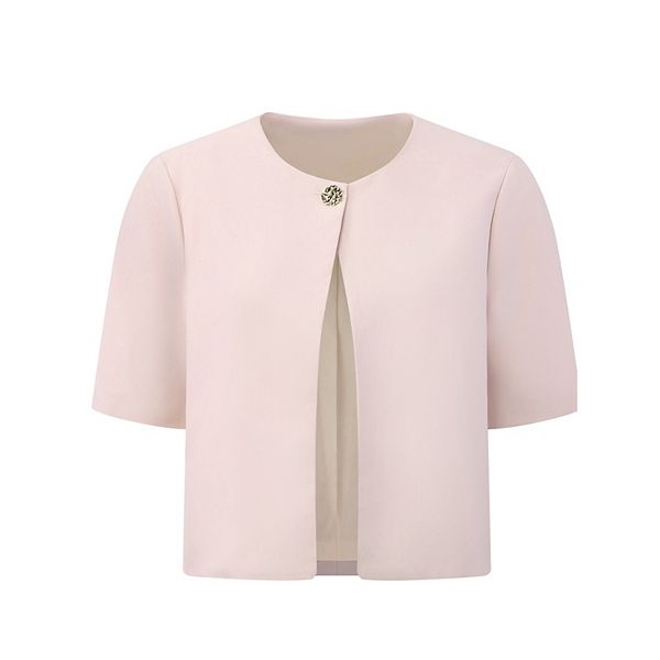 

Женский короткий кардиган с открытой передней частью для платья Inspire Chic