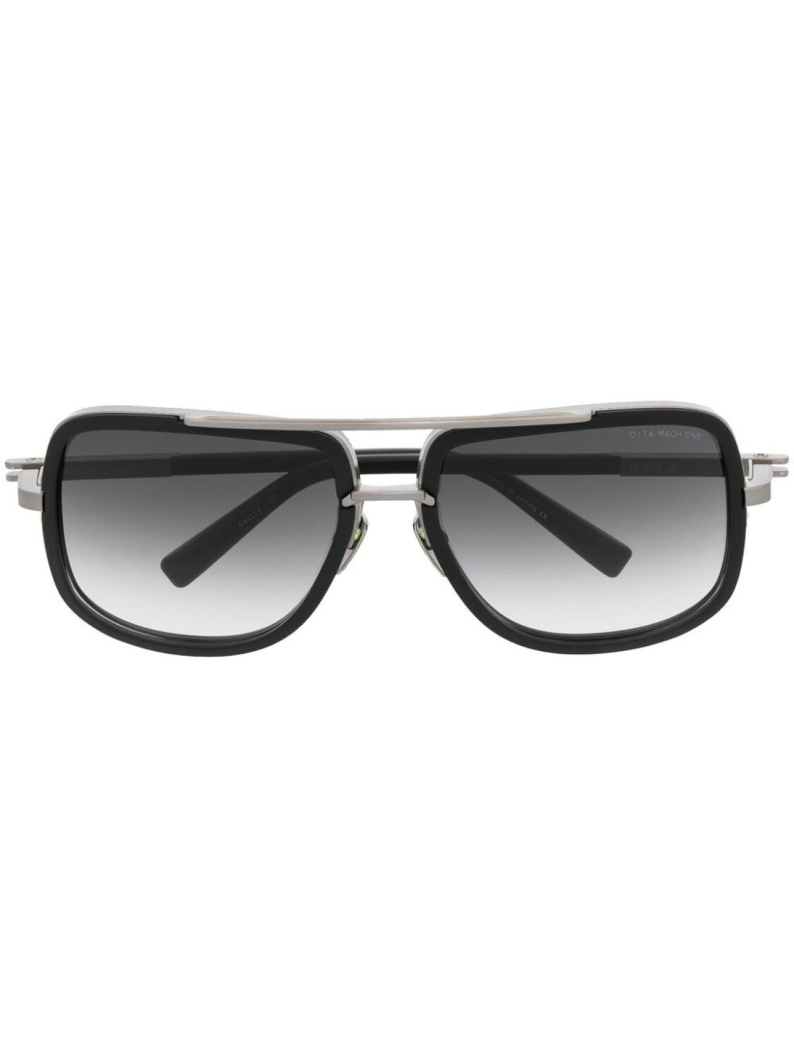 

Dita Eyewear солнцезащитные очки в квадратной оправе, серебряный