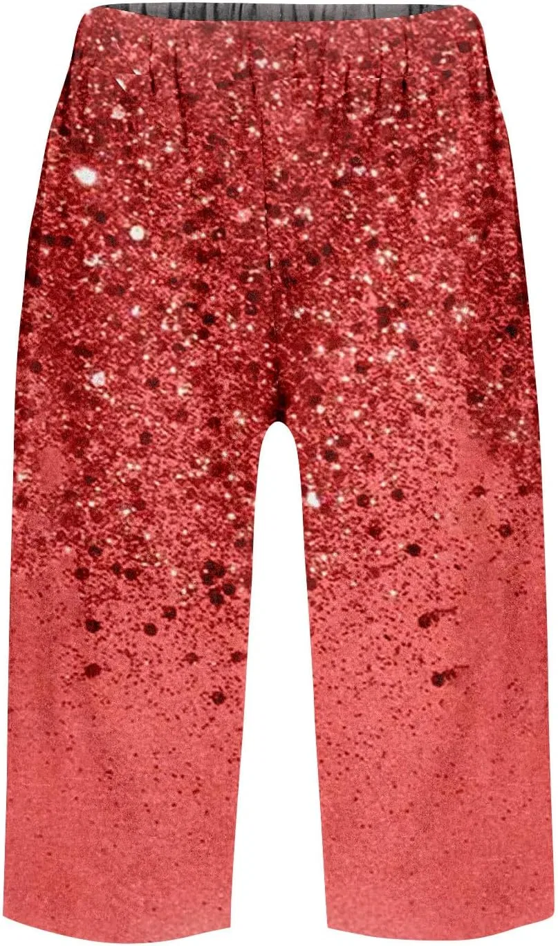 Шорты бермуды женские, хлопок лен, свободный крой, watermelon Red — фото 4