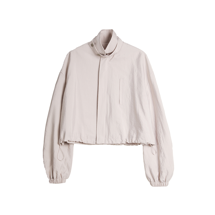 

ELLE Кроп-пальто женское светло-розовое