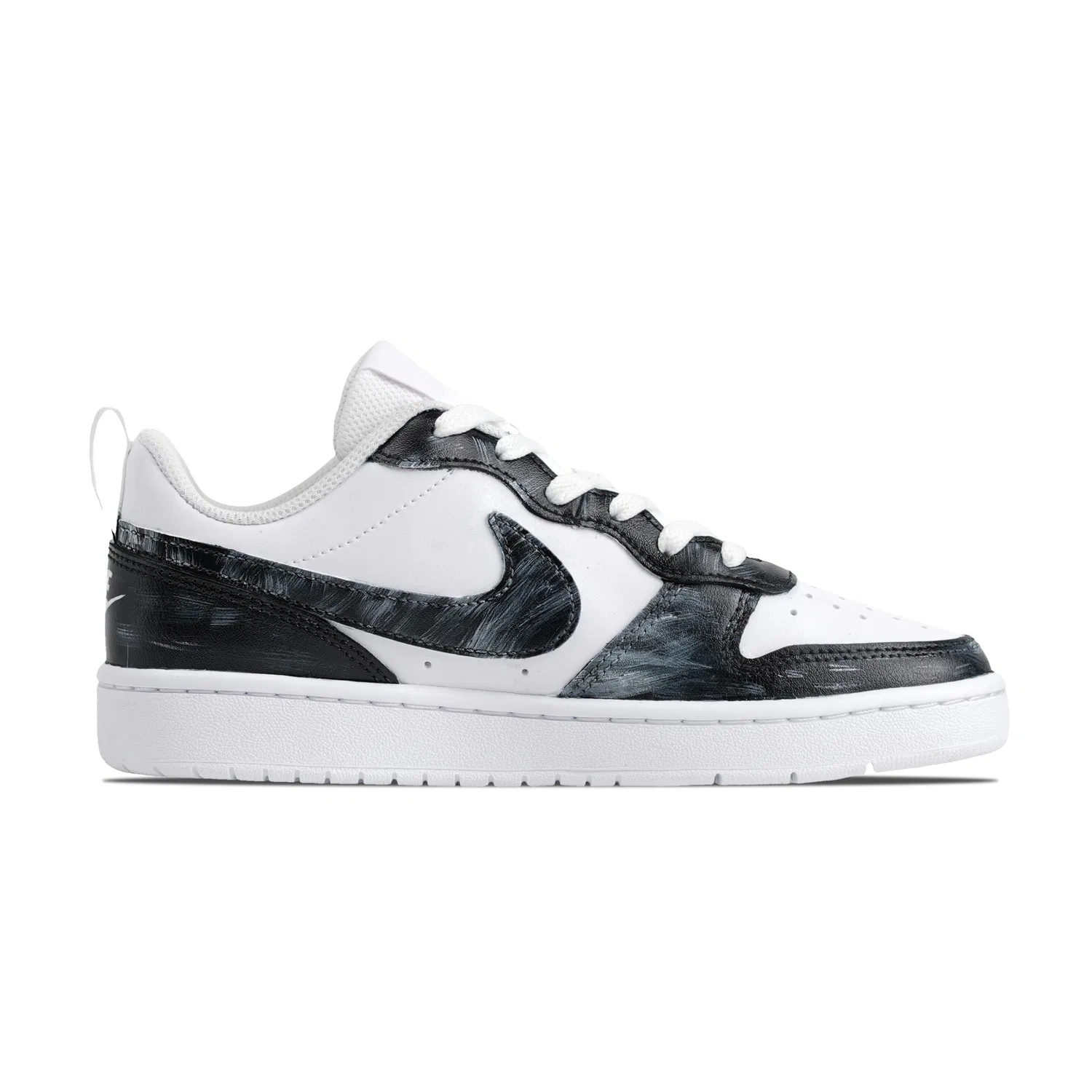 Кроссовки детские Nike Court Borough Six Pointed Star Leather Gray — фото 3