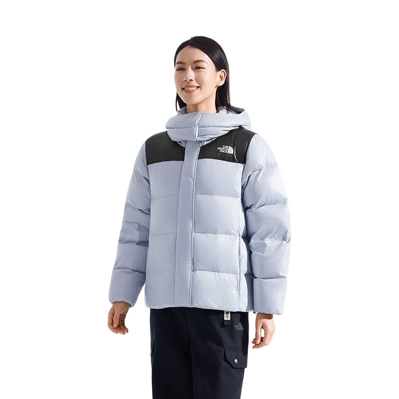 

Пуховики и пальто puffy для женщин THE NORTH FACE, синий/черный