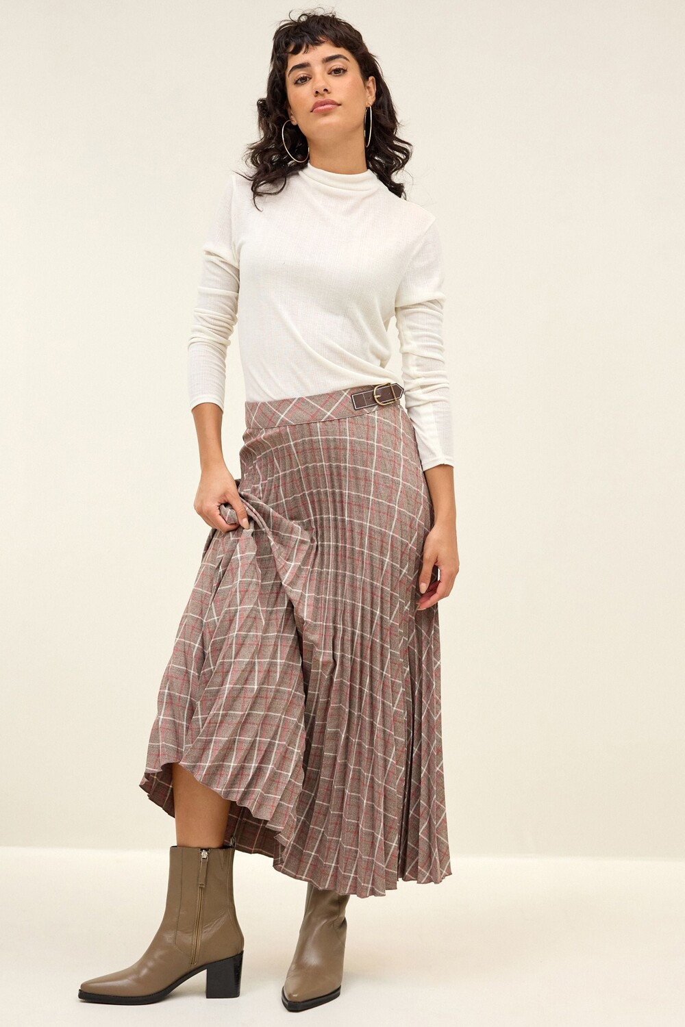 

Плиссированная юбка миди Next, мультиколор