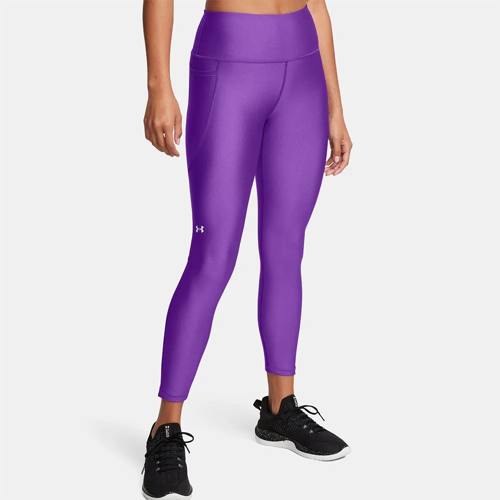 

Леггинсы Under Armour HeatGear No-Slip waistband ankle high waist, фиолетовый