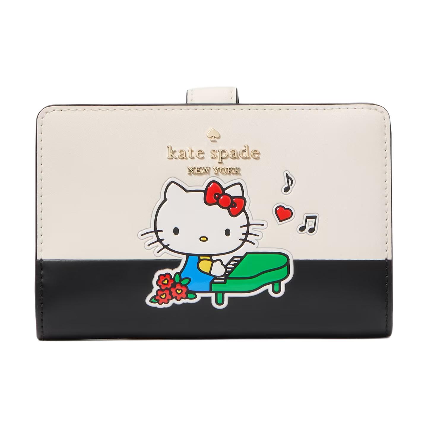 

Kate Spade Кошелёк из коровьей кожи Hello Kitty средний размер женский разноцветный