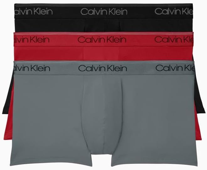 

Комплект из 3 трусов-боксеров Calvin Klein Men's Underwear Micro Stretch, 1 Black, 1 Convoy, 1 Red Gala