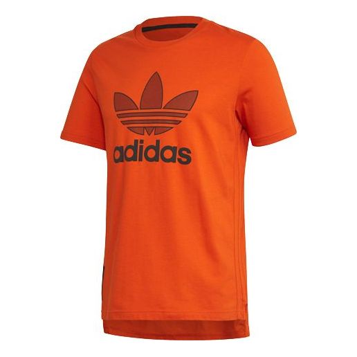 

Футболка originals sports round neck short sleeve orange yellow Adidas, оранжевый