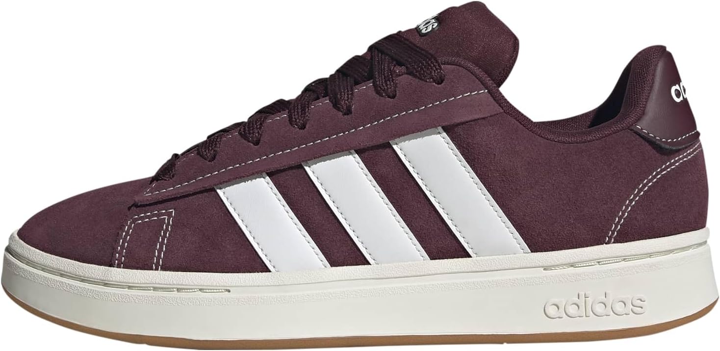 

Мужские кроссовки Adidas Grand Court Alpha, белый/бордовый/карамельный