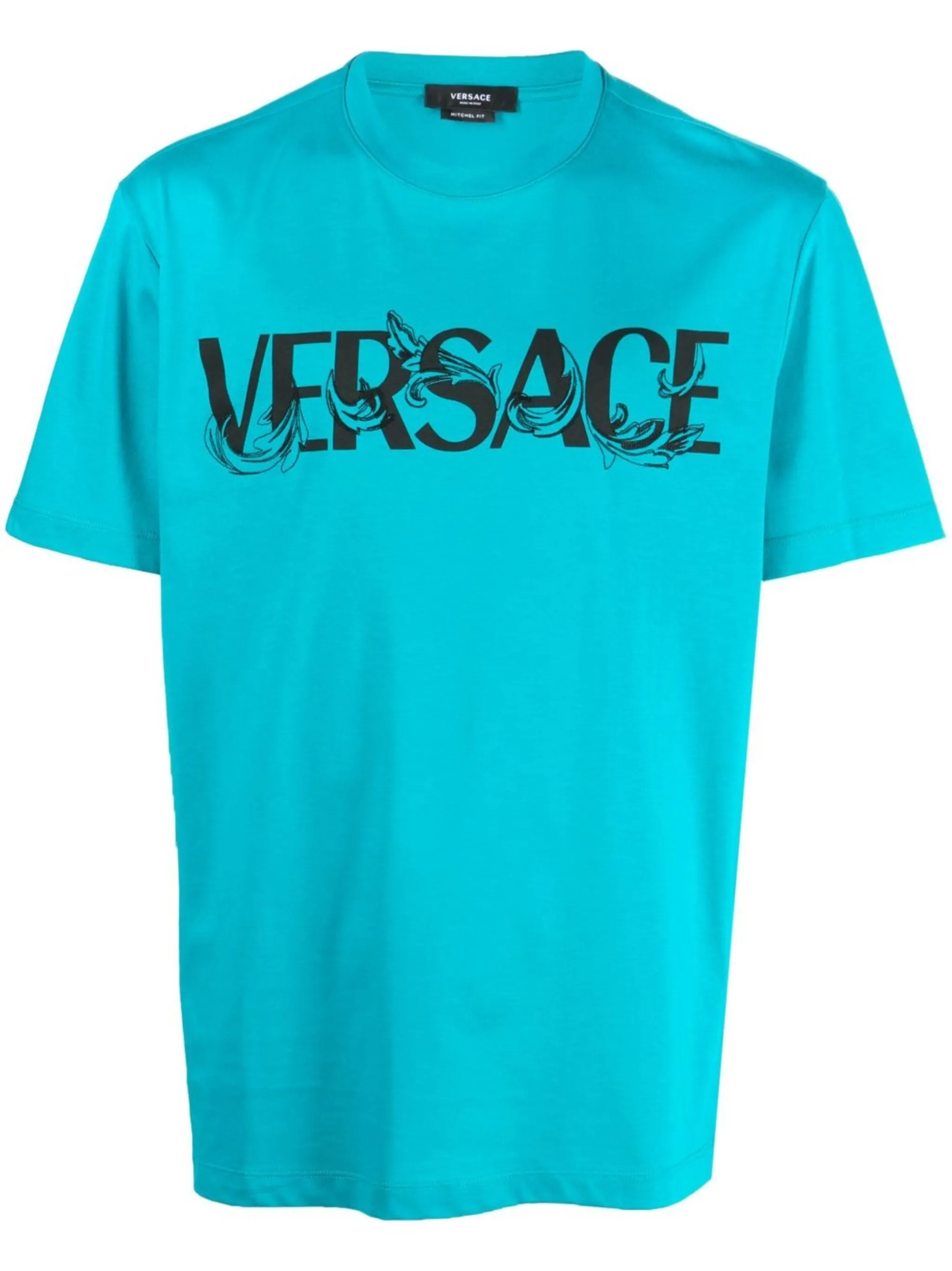 

Футболка с логотипом Versace, синий