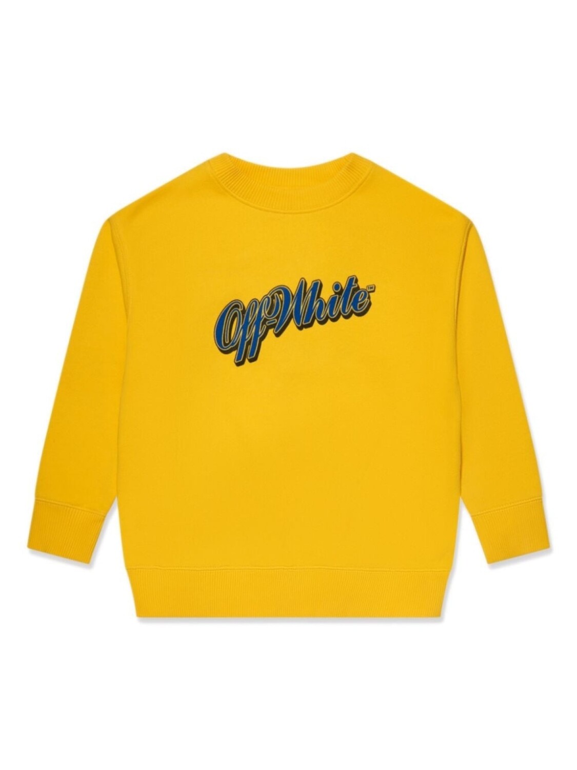 

Off-White Kids толстовка Baseball Logo, желтый