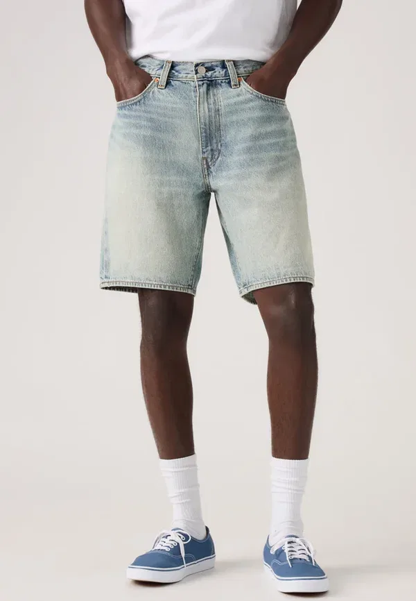 Шорты свободные джинсовые Levi'S, модель 468 loose shorts denim shorts, цвет светло-спортивный