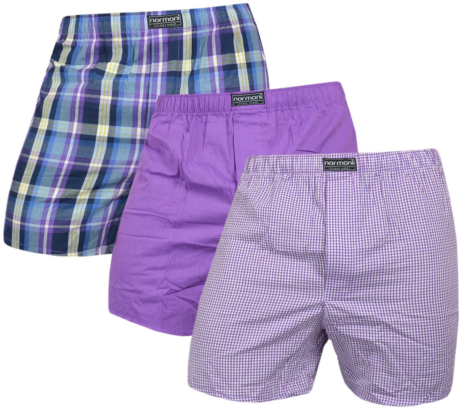 

Боксеры normani 3 Stück Herren Web Boxershorts, фиолетовый