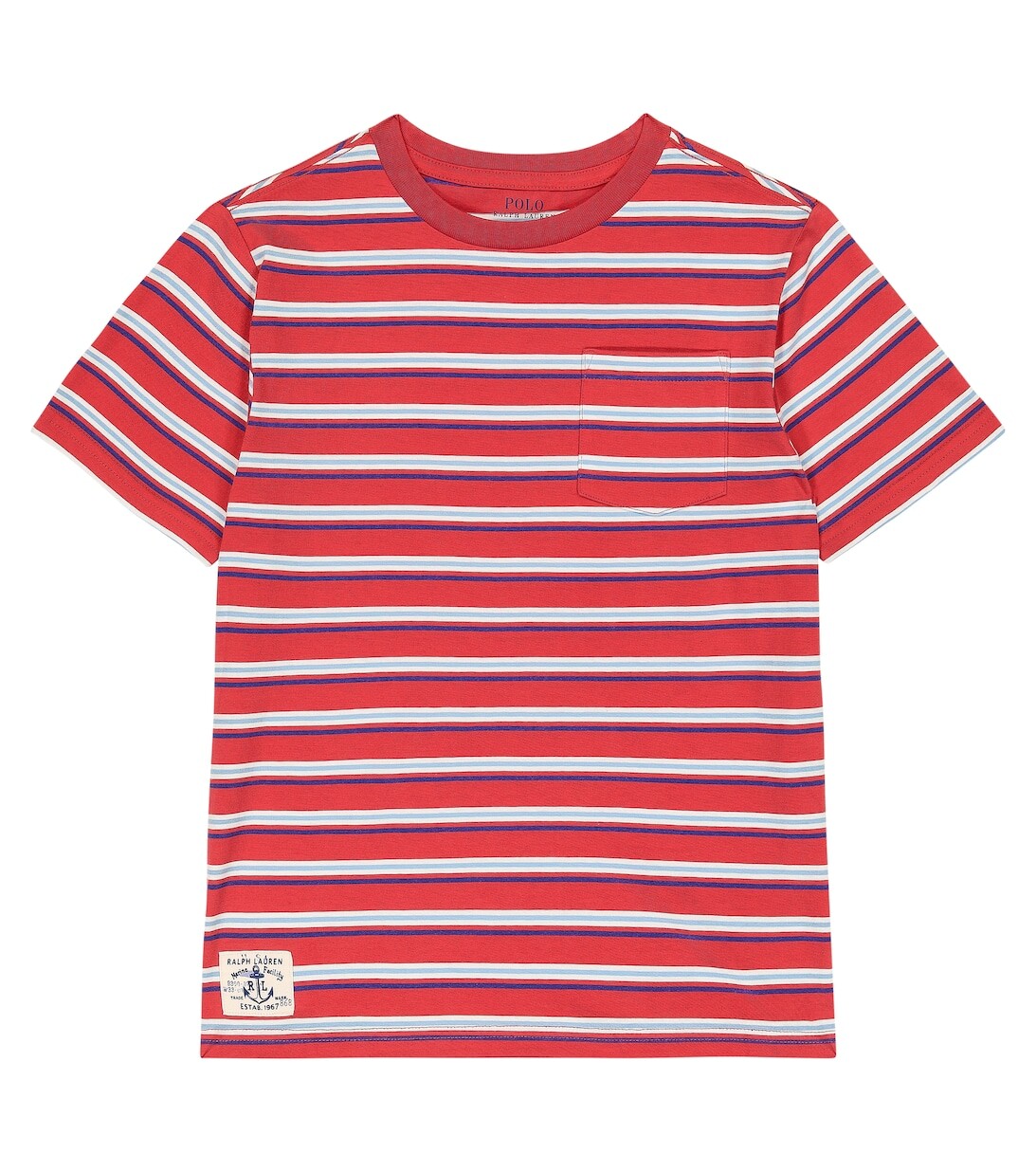 

Хлопковая футболка Polo Ralph Lauren, красный