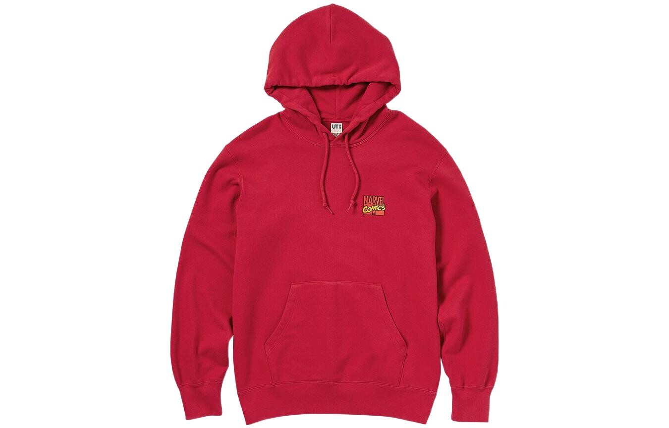 

Толстовка унисекс красная Uniqlo, красный