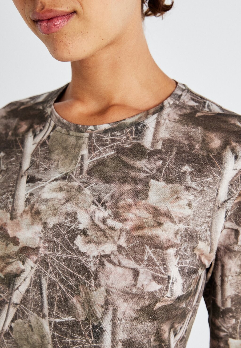 

Топ с длинными рукавами WOODLAND CAMO MIST Jaded London, коричневый