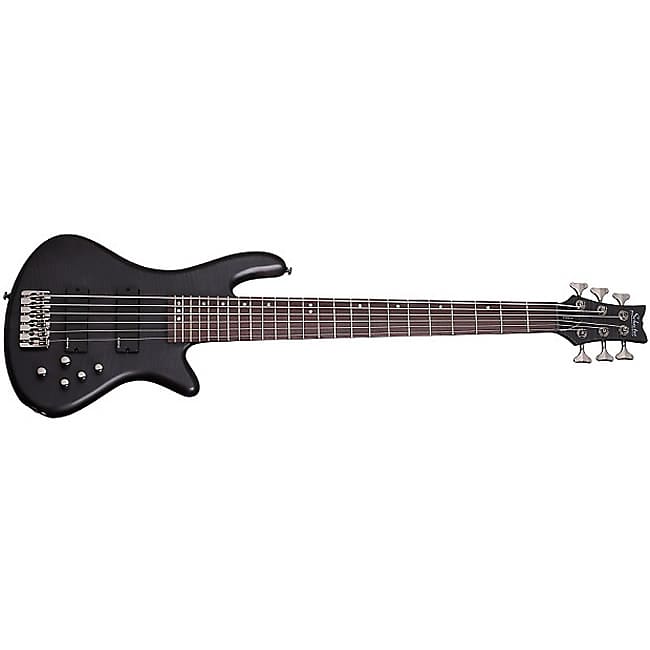 

Басс гитара Schecter Stiletto Studio-6 See-Thru Black Satin + FREE GIG BAG - 6-String Electric Bass Guitar