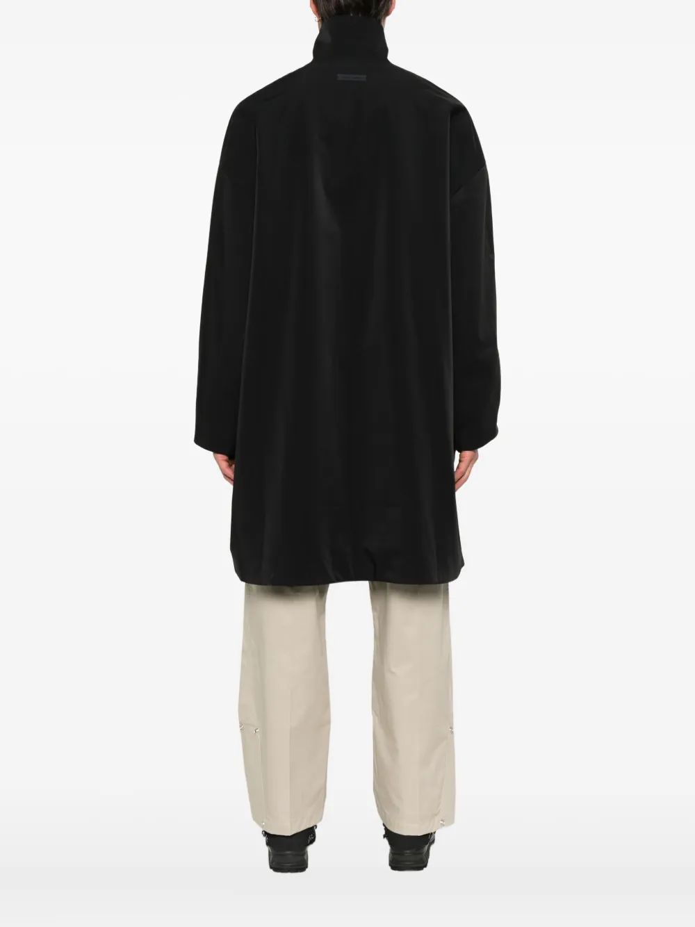 Пальто на молнии с рукавами три четверти FEAR OF GOD ESSENTIALS, черный — фото 4
