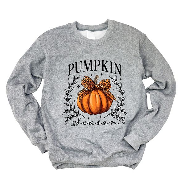 

Свитшот женский с принтом Pumpkin season и леопардовым бантом Simply Sage Market, Graphite, Коричневый, Свитшот женский с принтом Pumpkin season и леопардовым бантом Simply Sage Market, Graphite