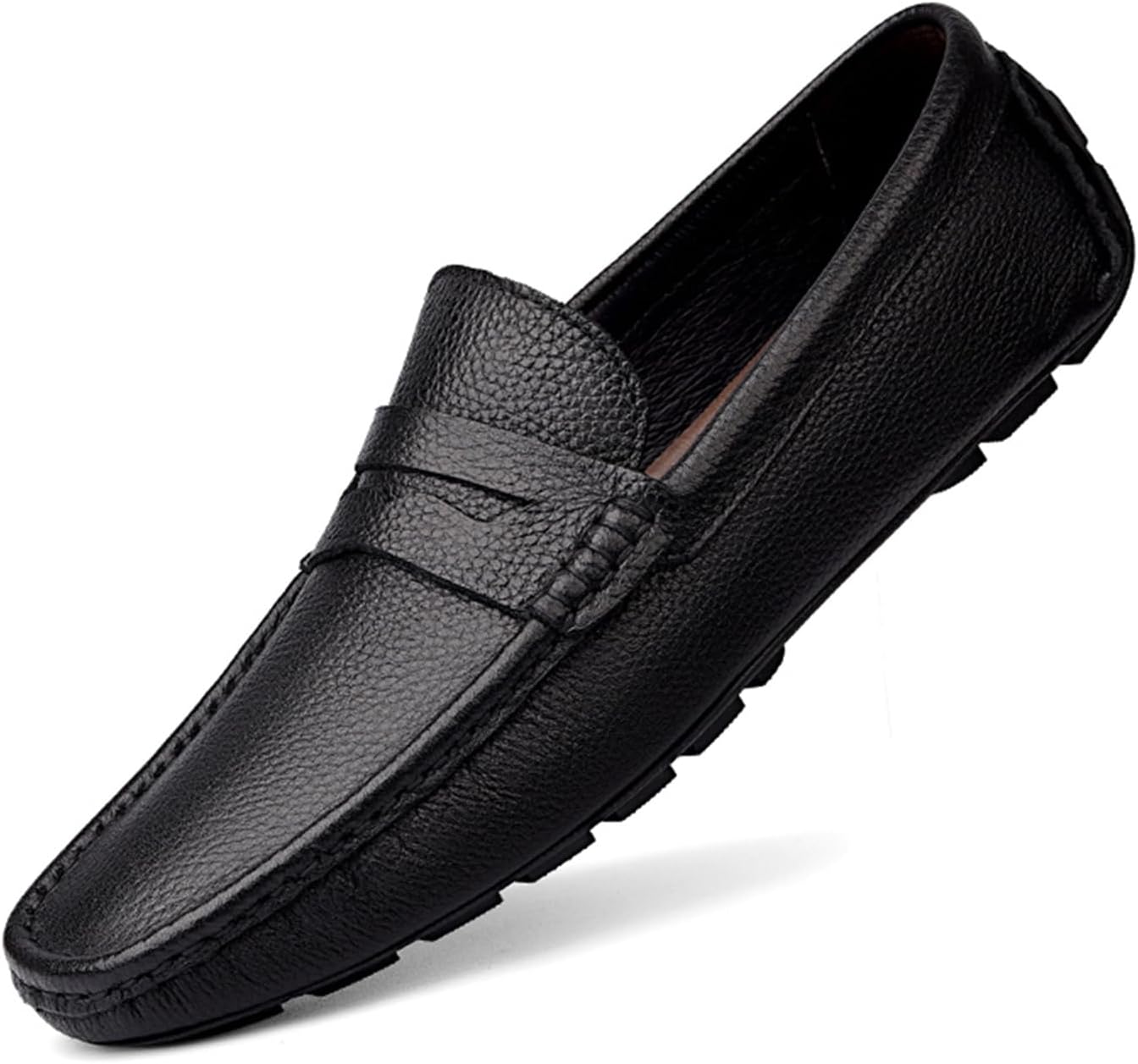 

Мужские классические лоферы MWX, черные, мужские слипоны, повседневная обувь, модные мягкие легкие мокасины