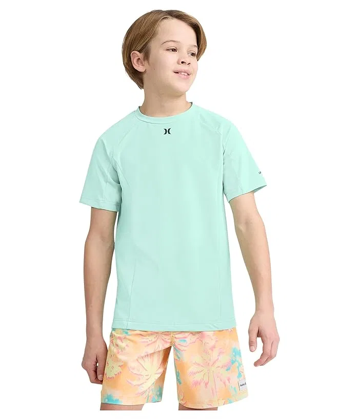 Футболка с защитой UPF 50+ Hurley Kids Icon Blocked UPF Top, Jelly Mint