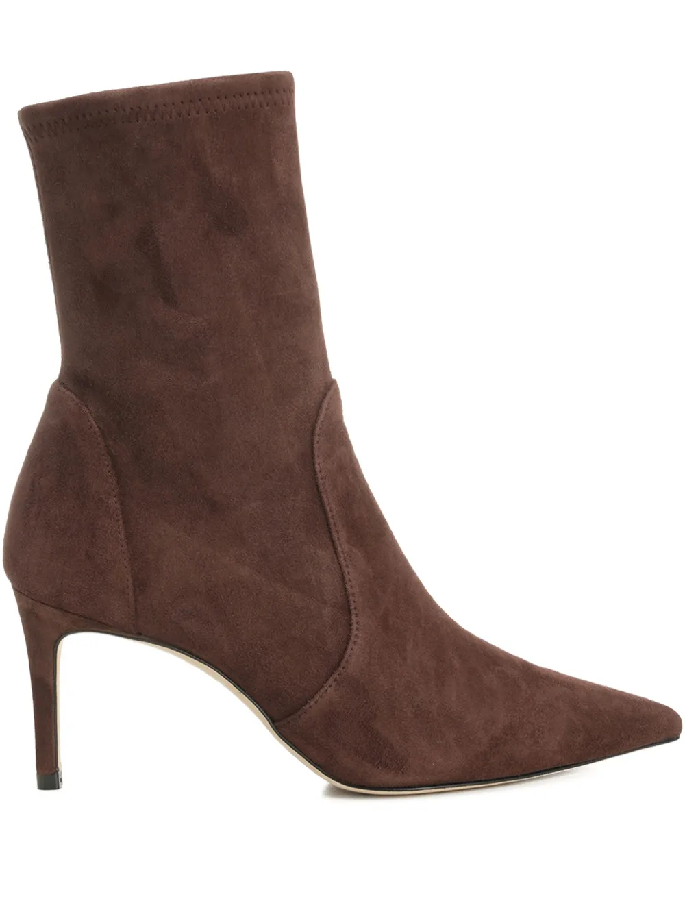 Ботинки Stuart Power 75 мм Stuart Weitzman, коричневый