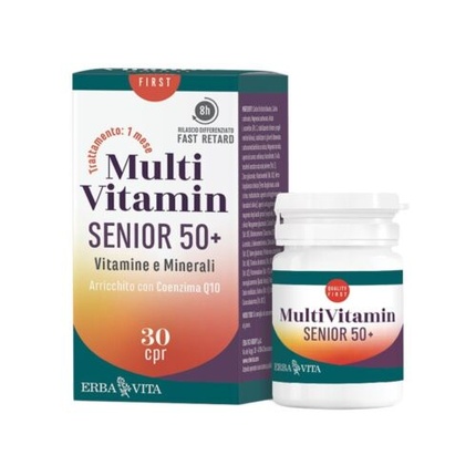 

Мультивитамины Erba Vita для пожилых людей 50+ 30 таблеток Erba Vita Group Spa