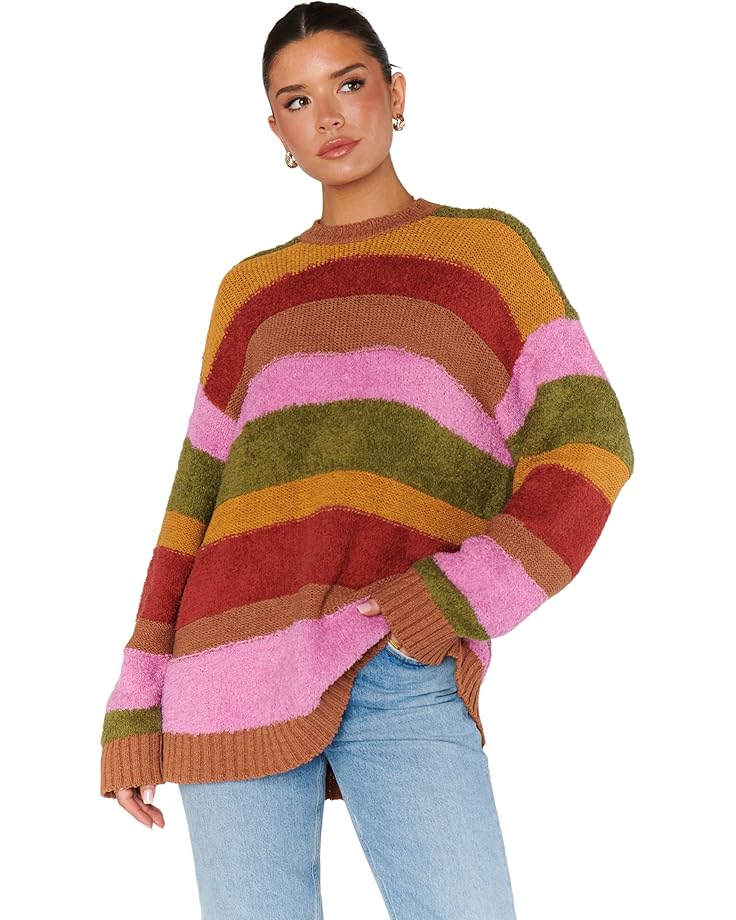 

Свитер Show Me Your Mumu Chilly Sweater, цвет Hutch Multi Stripe Knit