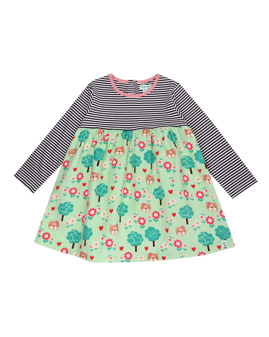 

Платье Lilly and Sid в полоску/корд из вельвета Woodland, цвет multi