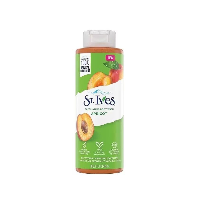 

St.Ives Отшелушивающий гель для душа Абрикос 473 мл, Green