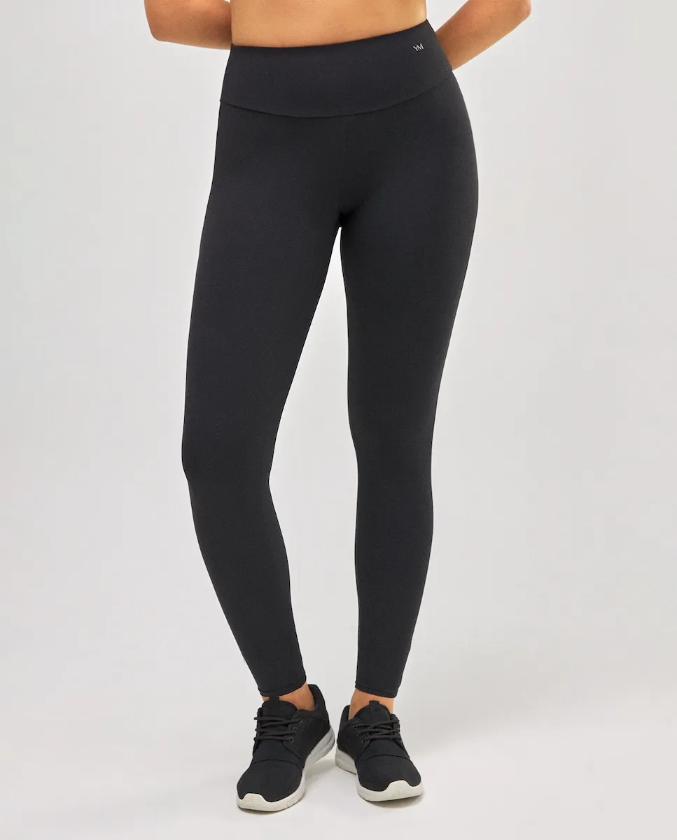 

Спортивные леггинсы с высокой талией, хлопковая текстура Ysabel Mora, черный