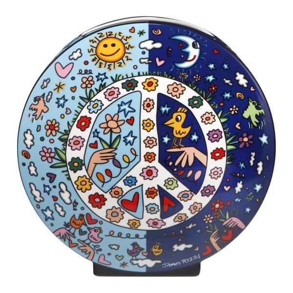 

Декоративная ваза Goebel James Rizzi Give Peace a Chance, многоцветный
