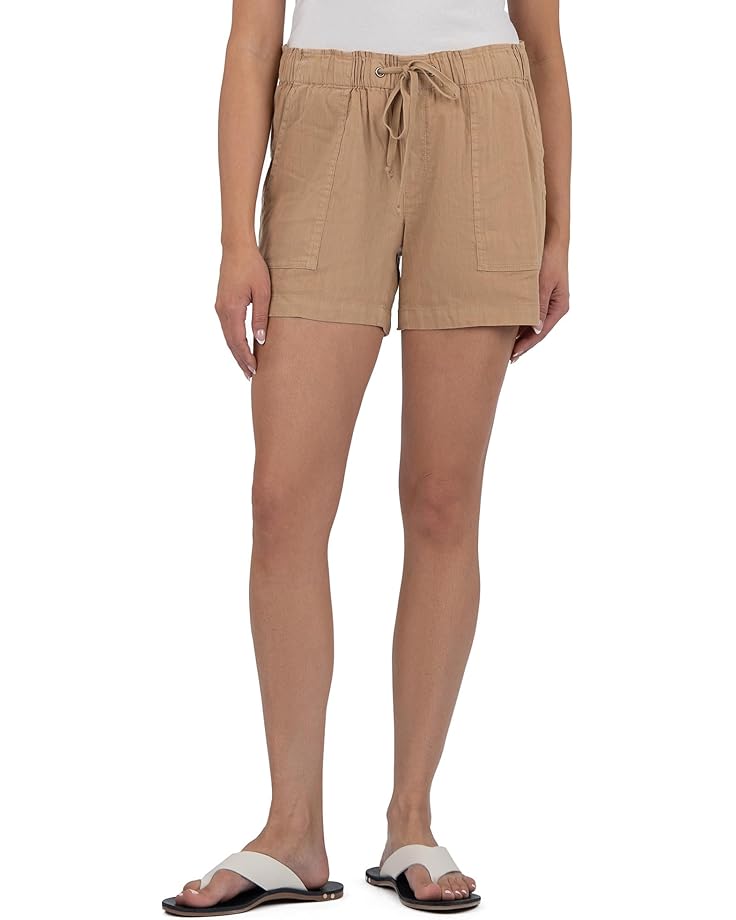 

Шорты KUT from the Kloth Katana-Drawstring Shorts with Porkchop Pockets, хаки