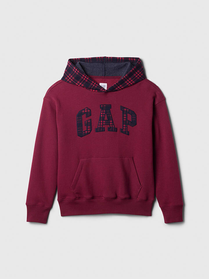 

Пуловер с капюшоном GAP Hoodie, бордо