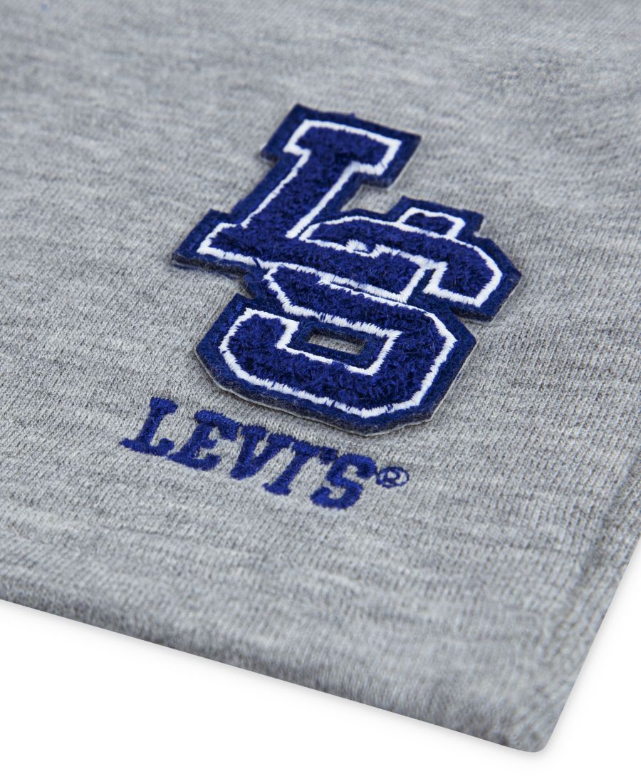 Детские шорты с монограммой, размеры 2T-7X Levi's, Gray Heather — фото 3