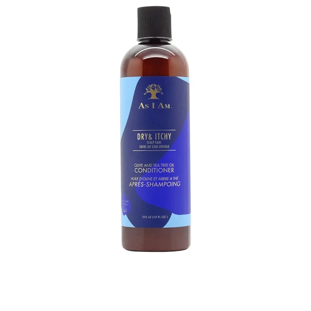 

Кондиционер для волос Dry & itchy scalp care olive & tea tree oil conditioner As I Am, 355 мл.