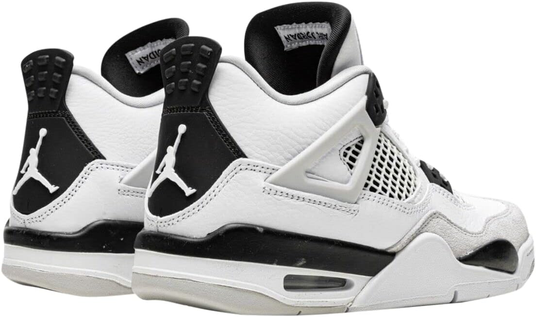 Кроссовки Nike Air Jordan 4 Retro для мальчиков, белый/серый — фото 3