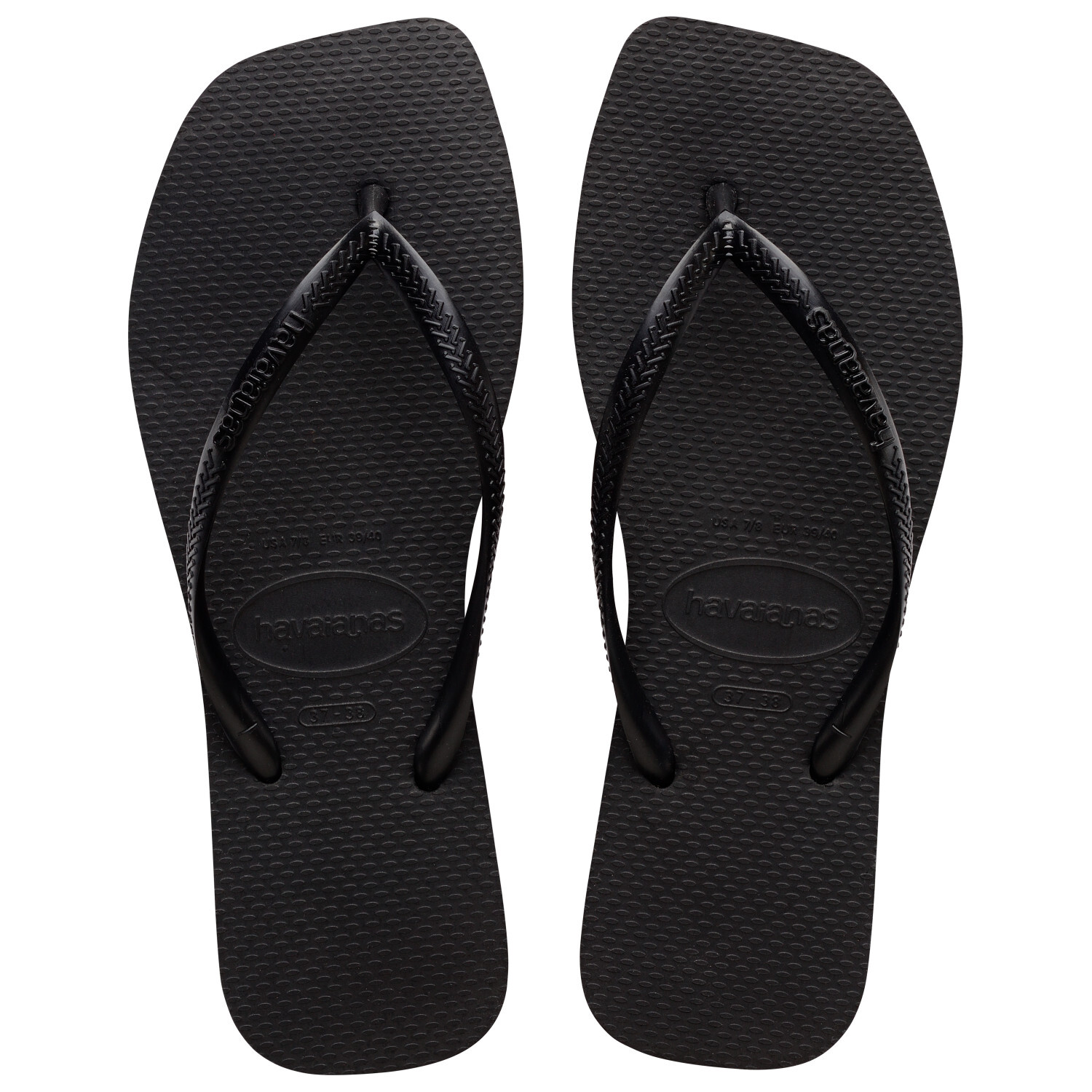 Сандалии Havaianas Women's Slim Square, черный — фото 3
