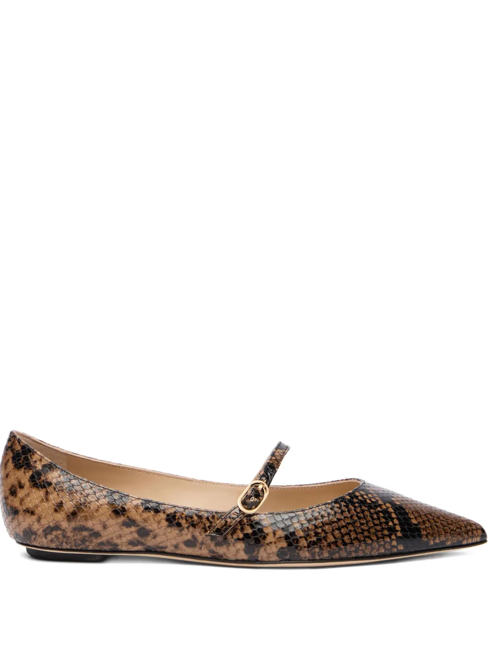 Балетки Emilia Stuart Weitzman, коричневый
