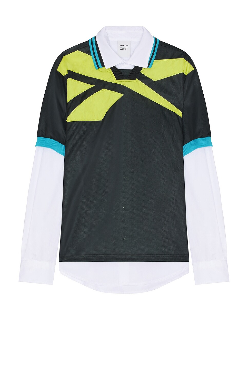 

Поло с длинными рукавами из коллаборации с Reebok Botter, цвет Navy & Acid Yellow