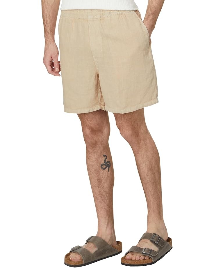 

Шорты Madewell Linen Everywear Short, цвет Natural