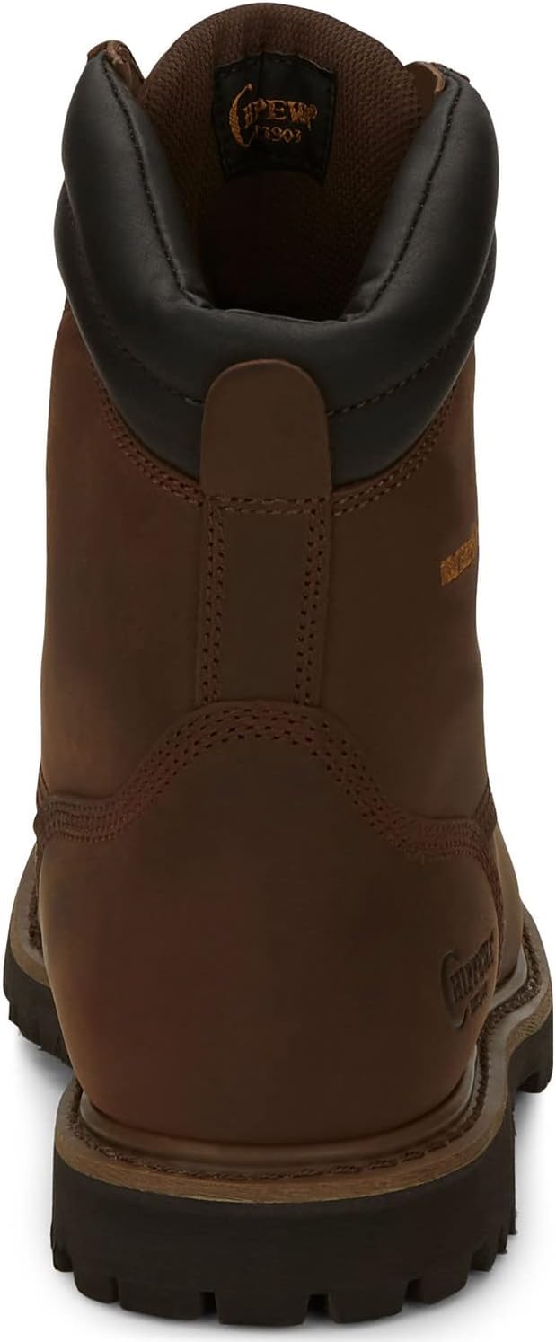 Мужские прочные водонепроницаемые утепленные ботинки Chippewa Heavy Duty Tough Bark — фото 4