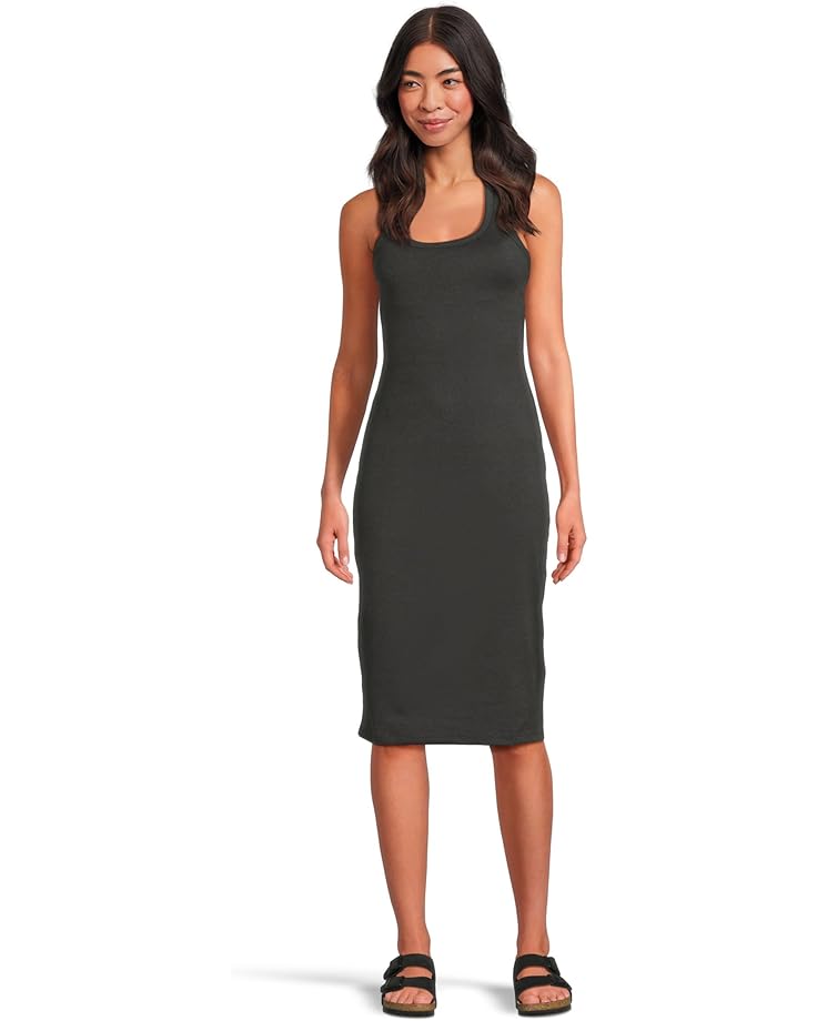 

Платье Prana Heavana Racerback Midi Dress, цвет Black Heather