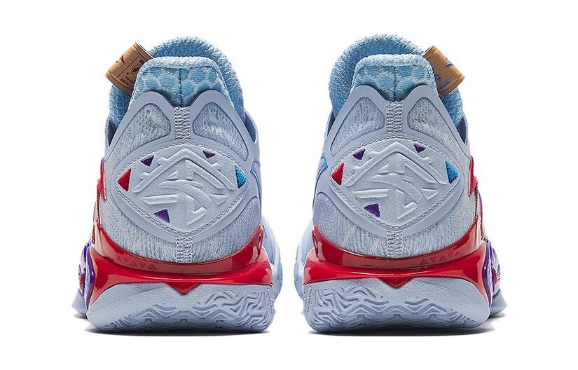 Баскетбольные кроссовки Shock Wave 5 Kids GS Low-top Blue Anta Kids, синий — фото 4